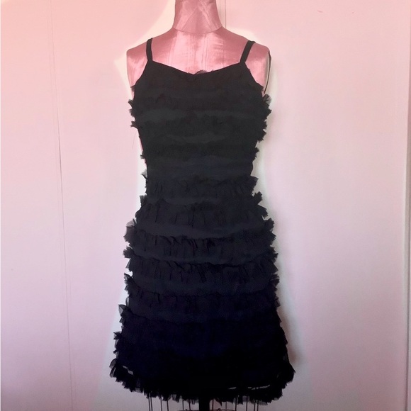 Anna Sui Dresses & Skirts - NWT Anna Sui Silk Laser Cut Ruffled Tiers Dress XS